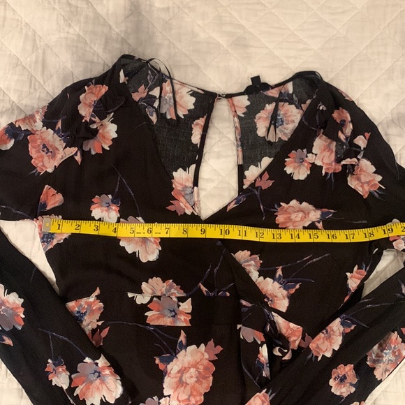 Cotton Candy LA Floral Romper - Picture 3 of 4